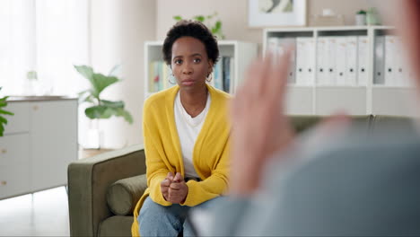 woman in therapy session