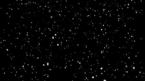 fondo de bucle abstracto con bonitos copos de nieve que caen
