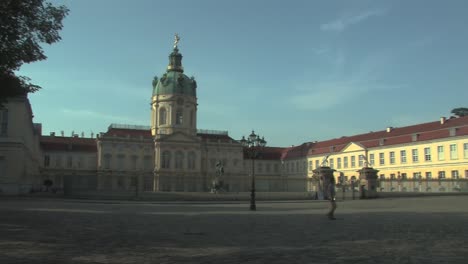 charlottenburg palace at sunset in berlin, germany