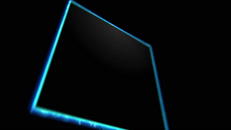 holograma de computadora, microchip y placa de circuito