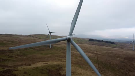 Cinematic-aerial-footage-of-Lambrigg-Wind-Farm,-Kendal-Cumbria-UK