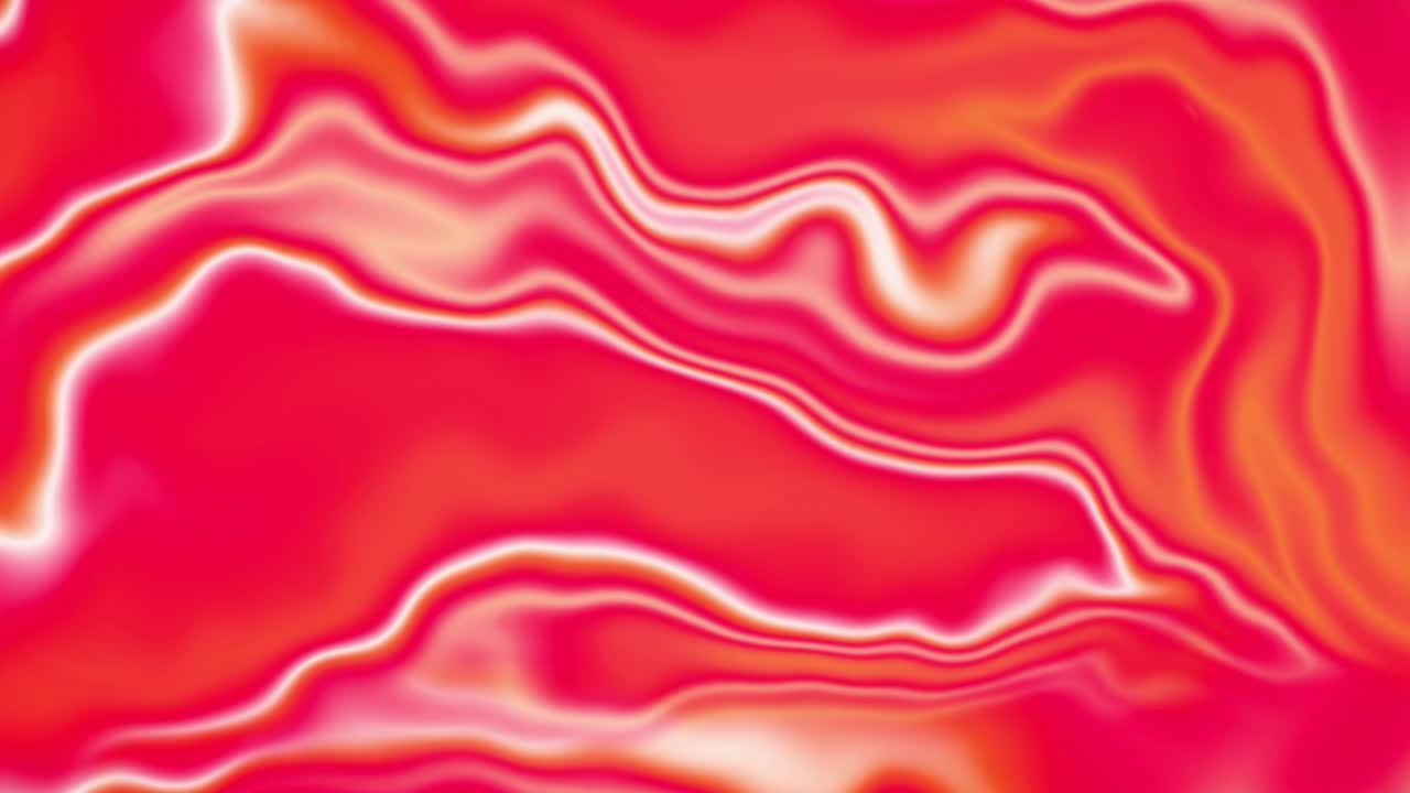 Abstract Red and Orange Liquid Marble Pattern