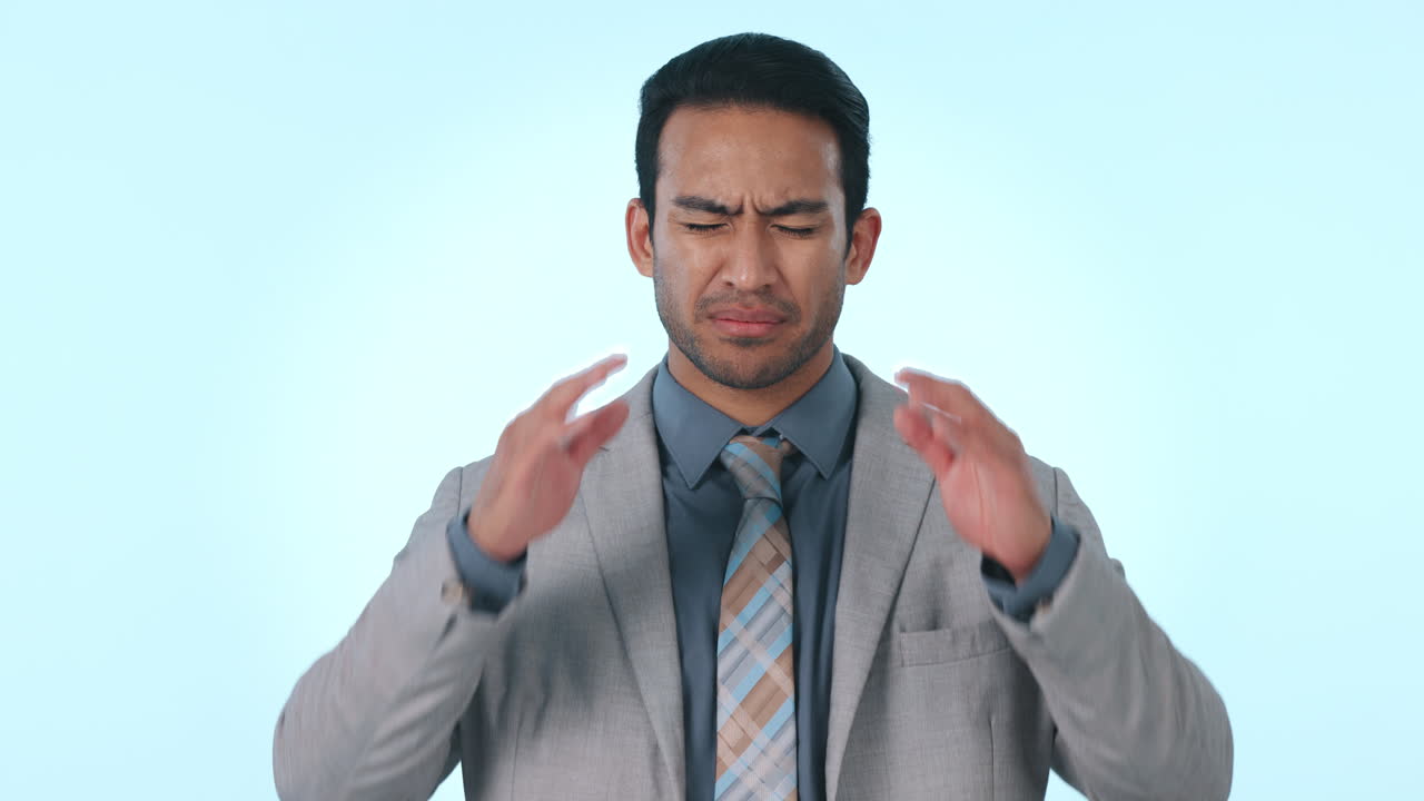 사업가, 두통과 고통에 대한 스트레스