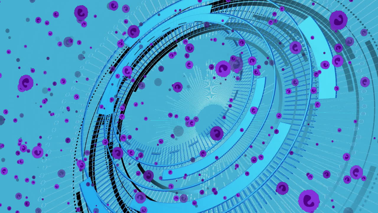 animación de iconos, procesamiento de datos digitales en ámbitos