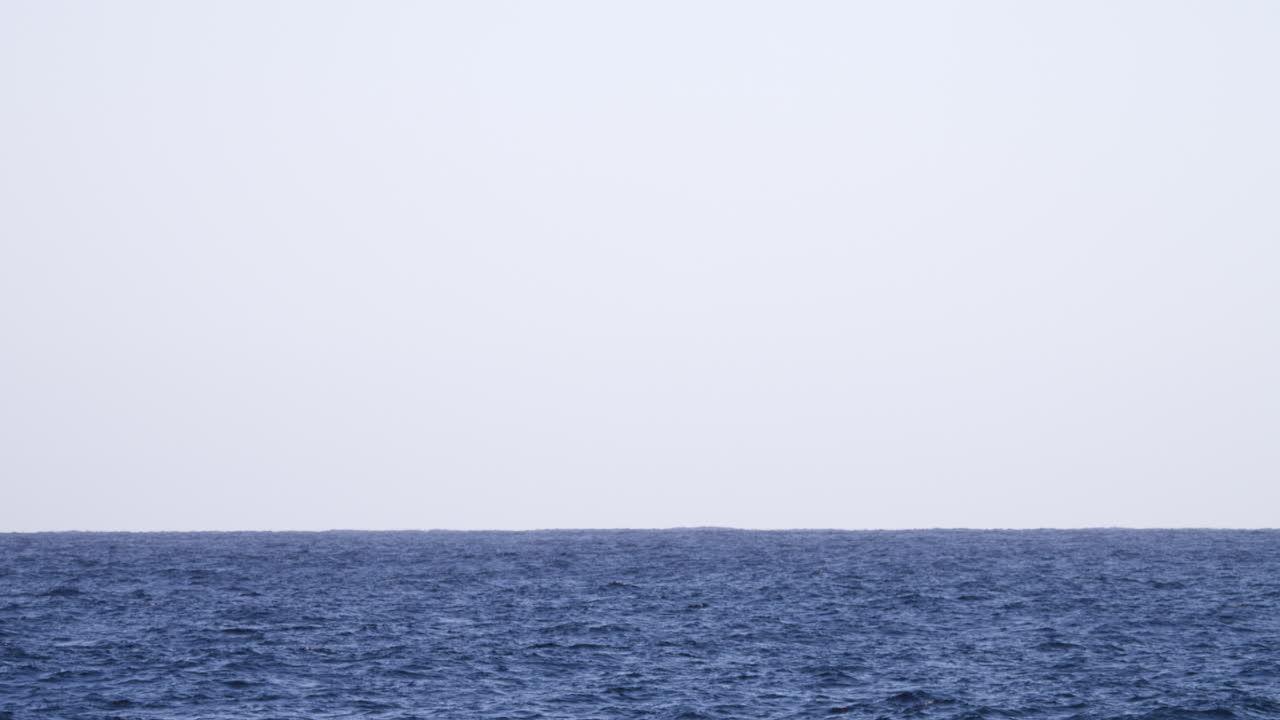 Calm Ocean with Grey Sky