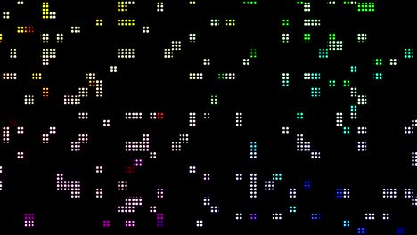 glowing abstract digital background loop