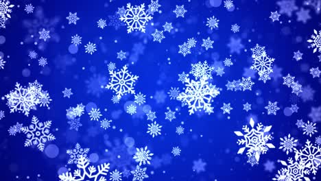 winter snowflakes background