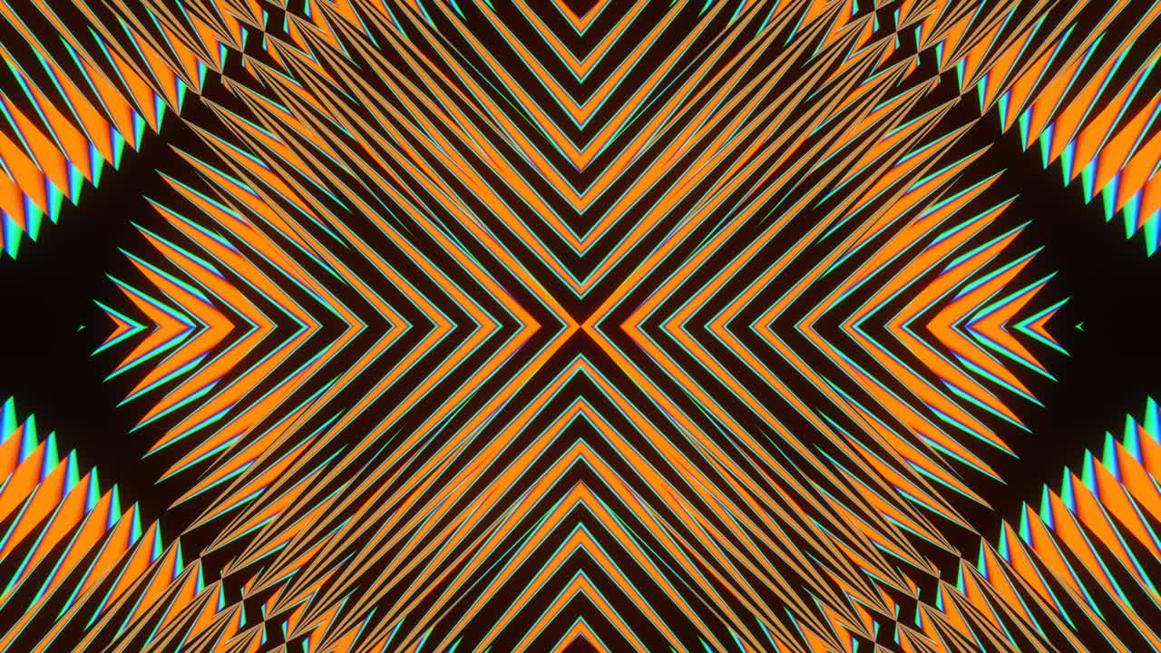 VJ Loop Pattern looped endless orange