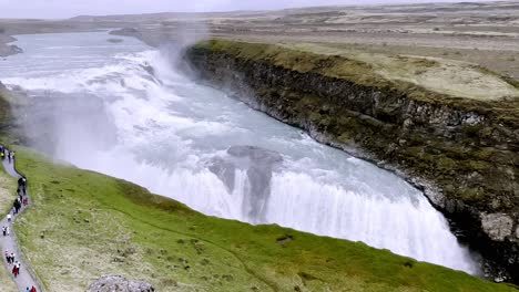 iceland - golden circle - embark on a visual journey through the awe-inspiring gullfoss waterfall in iceland