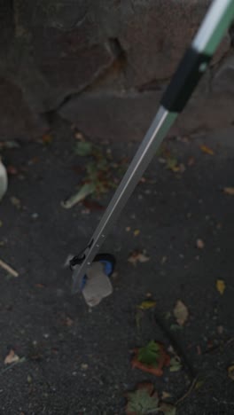 recogida de basura con equipos especiales