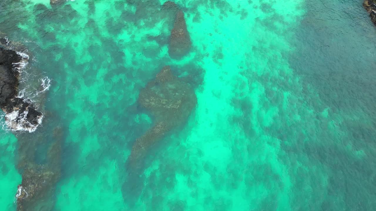 Bird eyes view from the amazing turquoise sea at Sao Tome e Principe,Africa