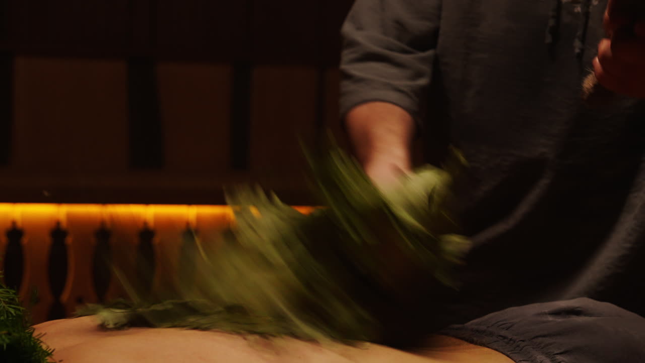 Traditional Russian Banya Treatment