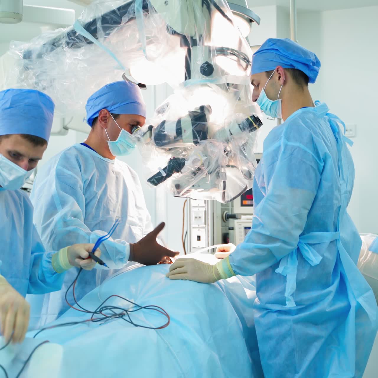 Surgery team in the operating room