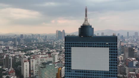 stunning aerial footage of world trade center in mexico city