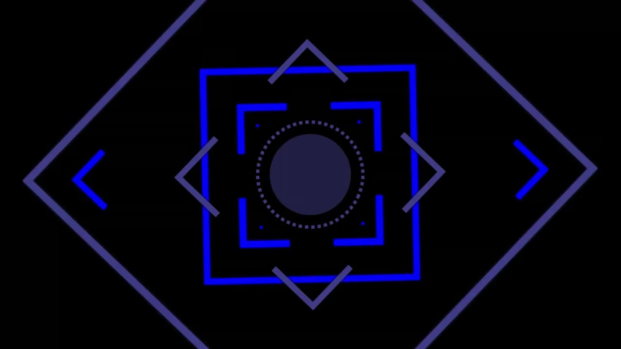 líneas y formas de colores que se mueven sobre un fondo negro