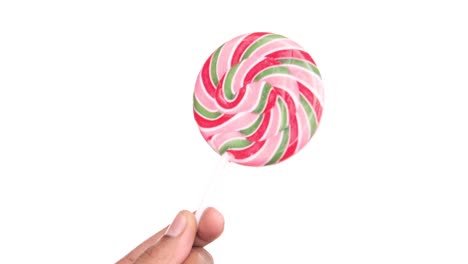 colorful swirl lollipop