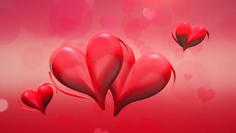 Animation-closeup-motion-romantic-hearts-on-Valentines-day-17