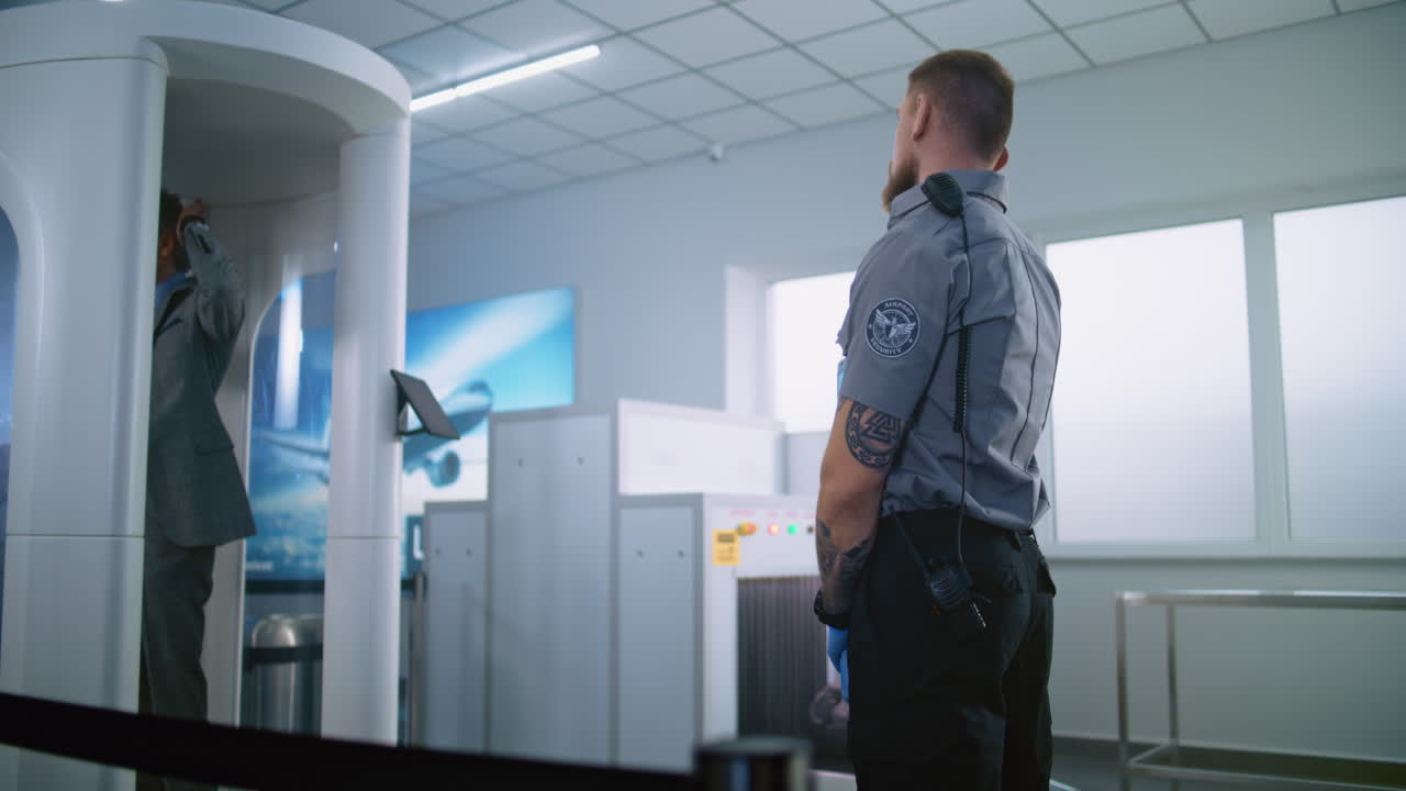 control de seguridad del aeropuerto