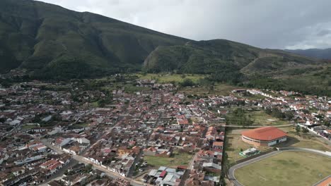 Luftaufnahme-Von-Villa-De-Leyva-Kolumbien,-Departement-Boyacá