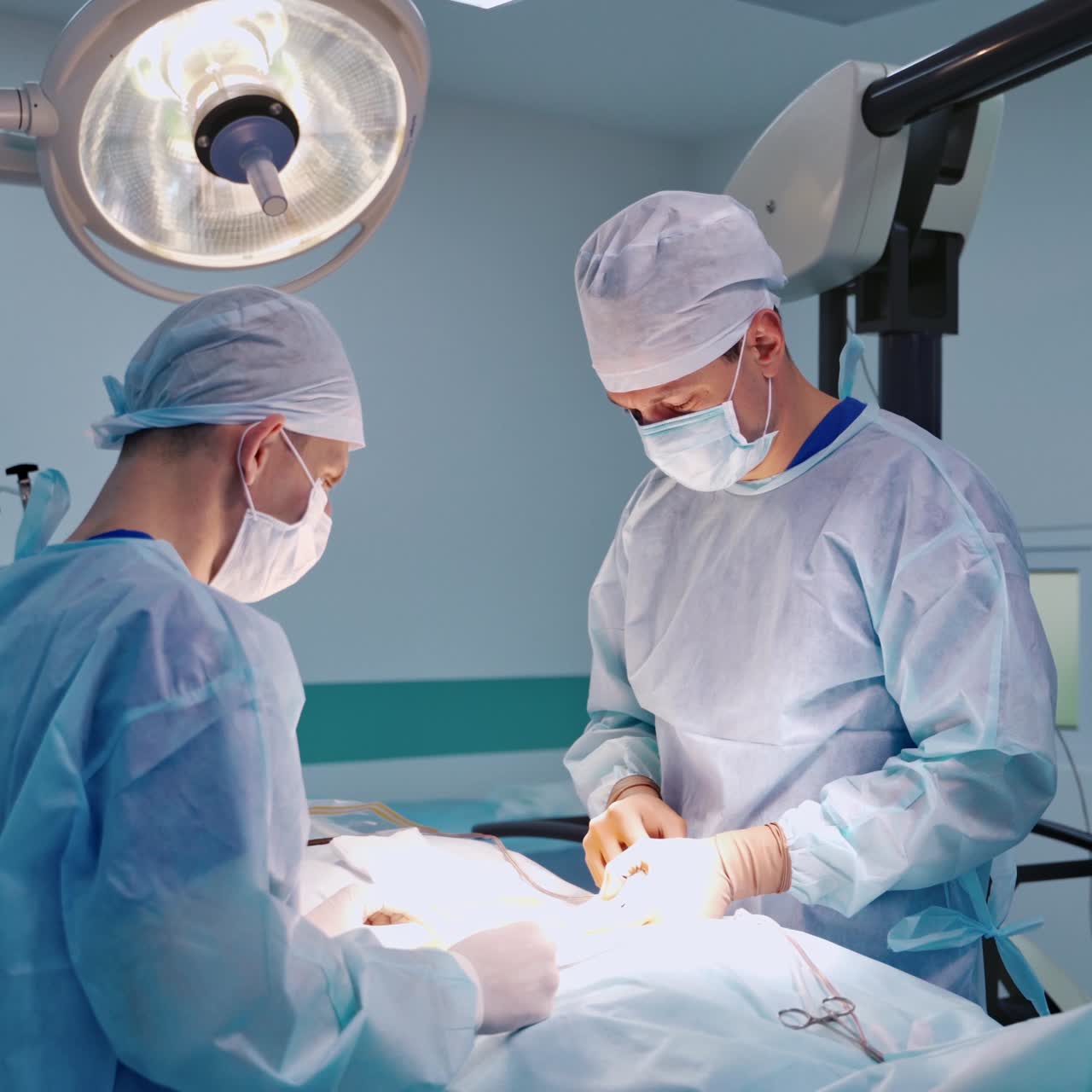 Medical room during operation