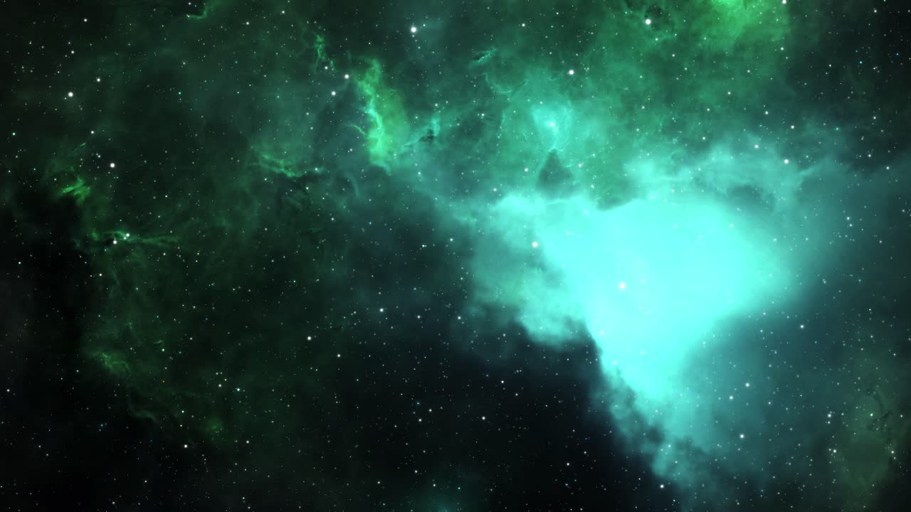 녹색 안개 애니메이션 움직이는 배경