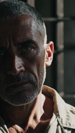 close-up portrait of a mature man