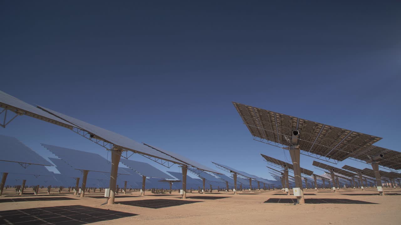 Concentrated Solar Power Plant in the Desert