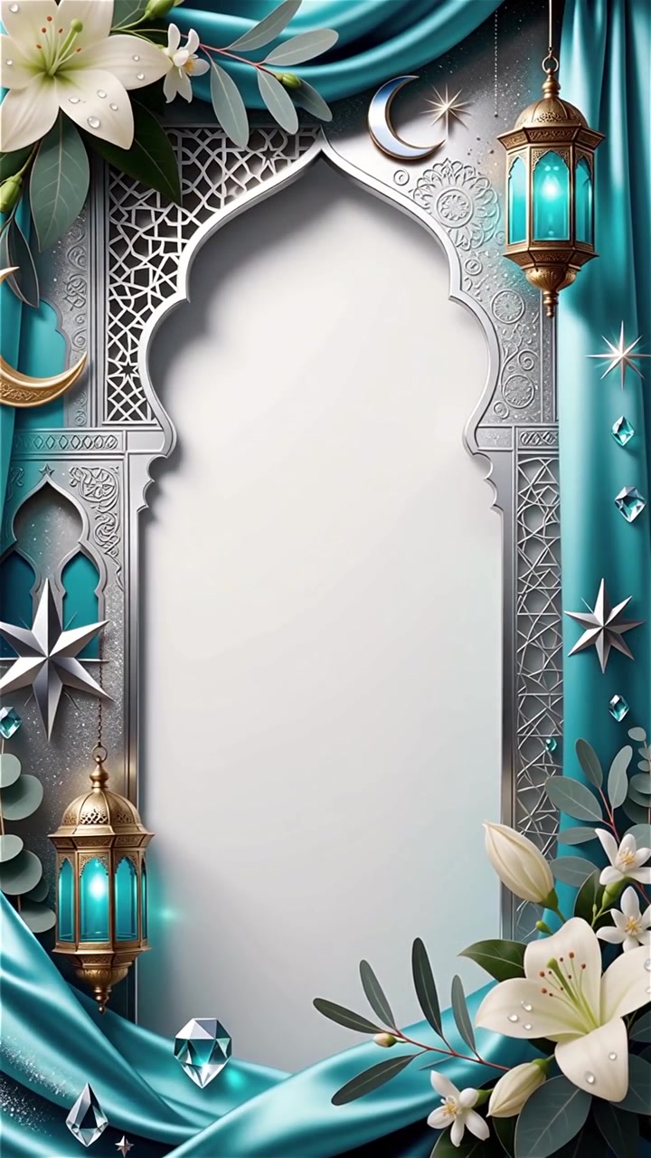 Compleanno del Profeta Maometto Mawlid al-Nabi Sfondo Islamico