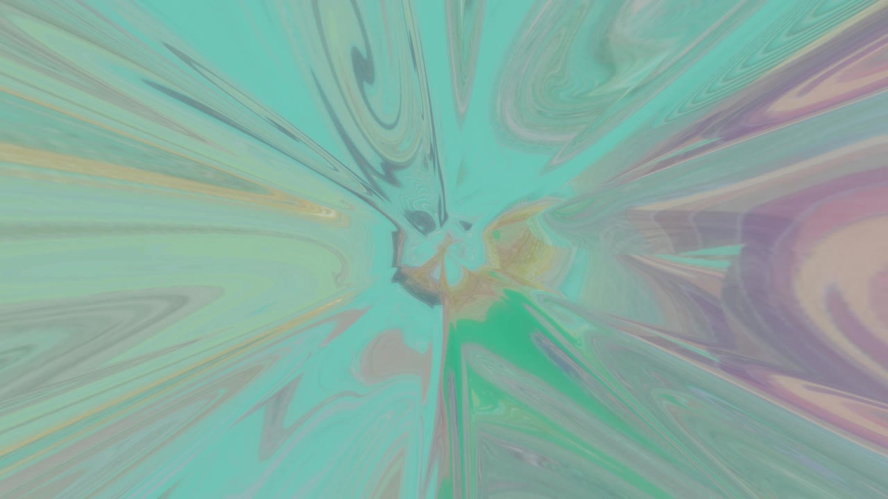 추상적이고 다채롭고 부드러운 무한 운동 또는 원활한 루프.