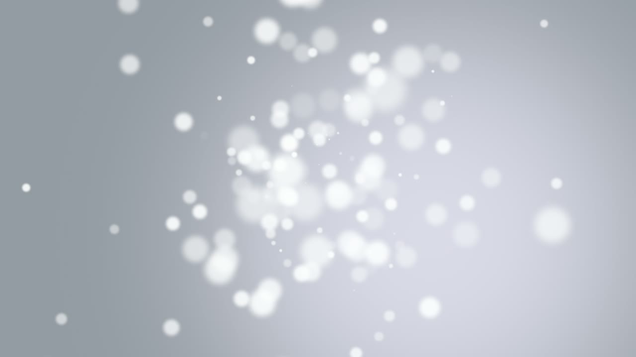 pequeños brillos blancos y bokeh redondo en un fondo brillante