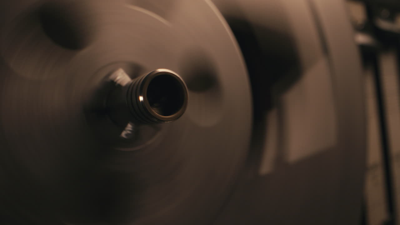 A vintage tape recorder