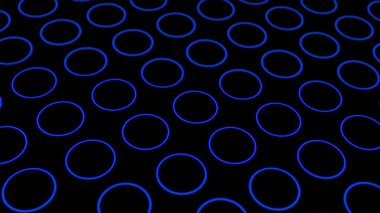 fondo de movimiento de círculo brillante de neón, animación de video ultra hd 4k 3840x2160