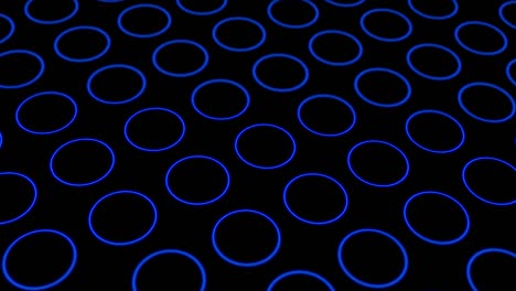 fondo de movimiento de círculo brillante de neón, animación de video ultra hd 4k 3840x2160