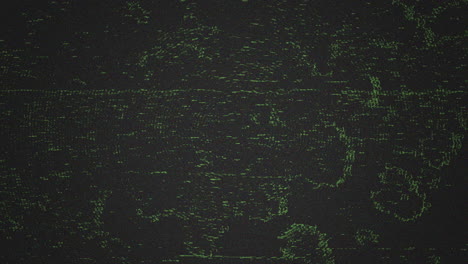 rough, textured black and green patterned surface
