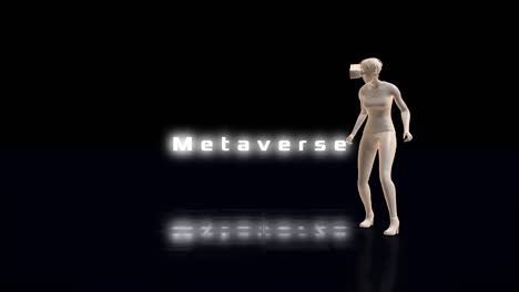 abstract metaverse background 4k