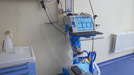medical ventilator equipment in a hospital setting