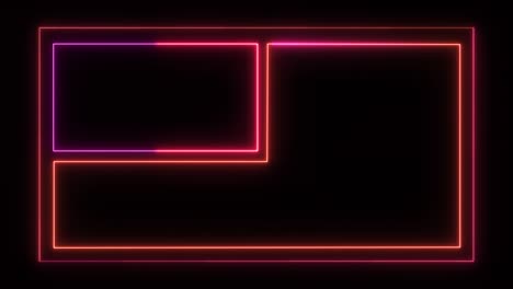 texto señal de neón brillo color movimiento arte sin costuras fondo abstracto pantalla de movimiento 4k