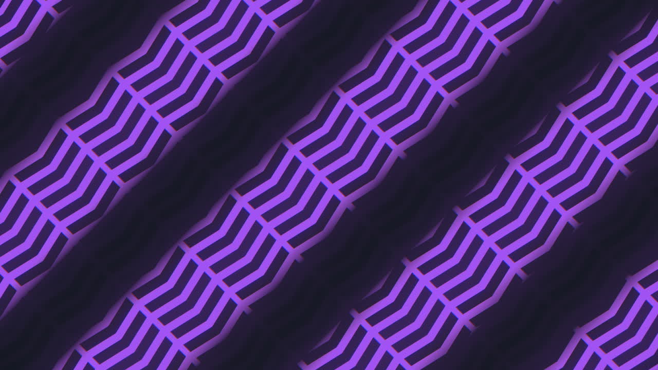 Purple and black wavy lines creating a mesmerizing pattern