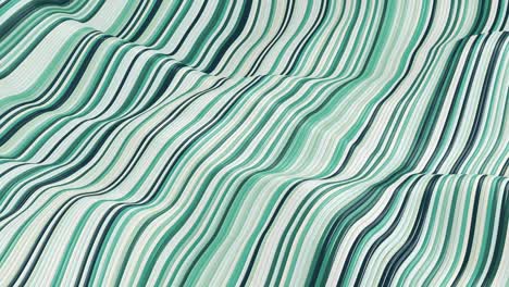 un bucle hipnótico de moda sin costuras de rayas fluidas que fluyen.