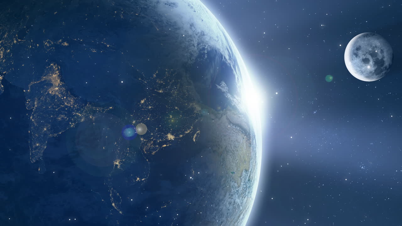 видео пролета вселенной