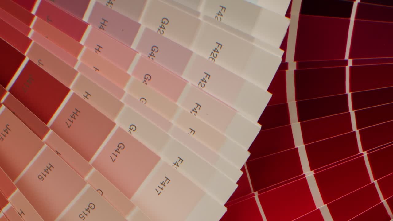 Color Swatches - Red Shades