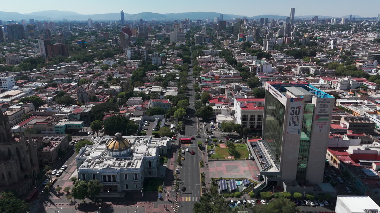 멕시코 시티의 조감도