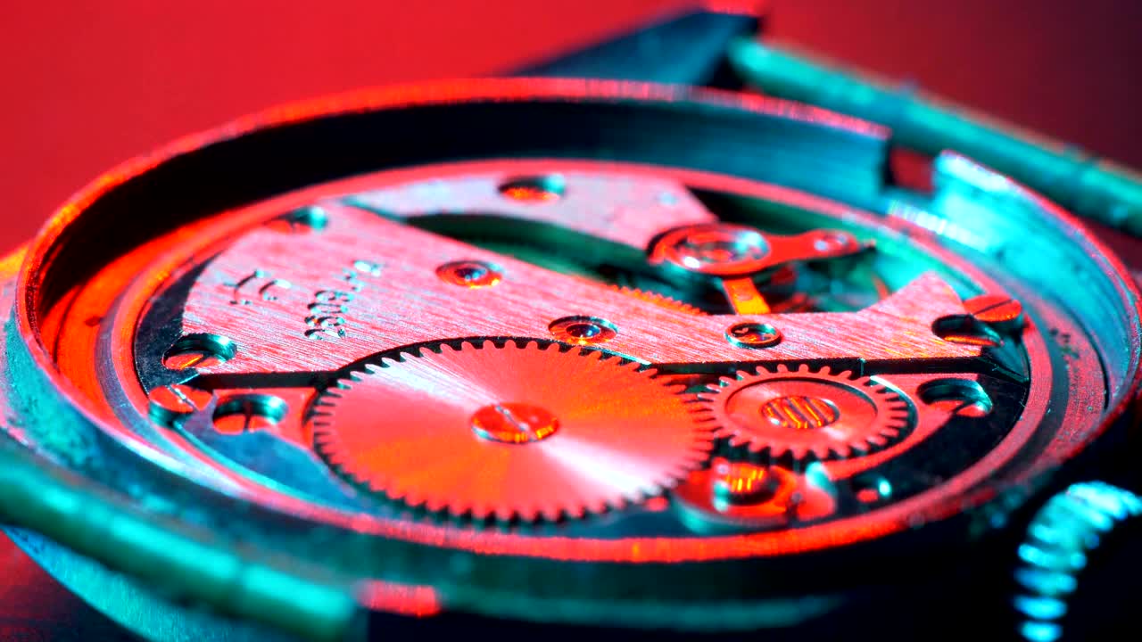 Watch Mechanism Close Up