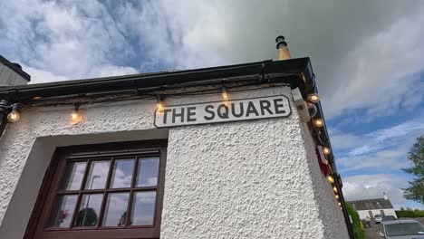 exterior view of a building with sign