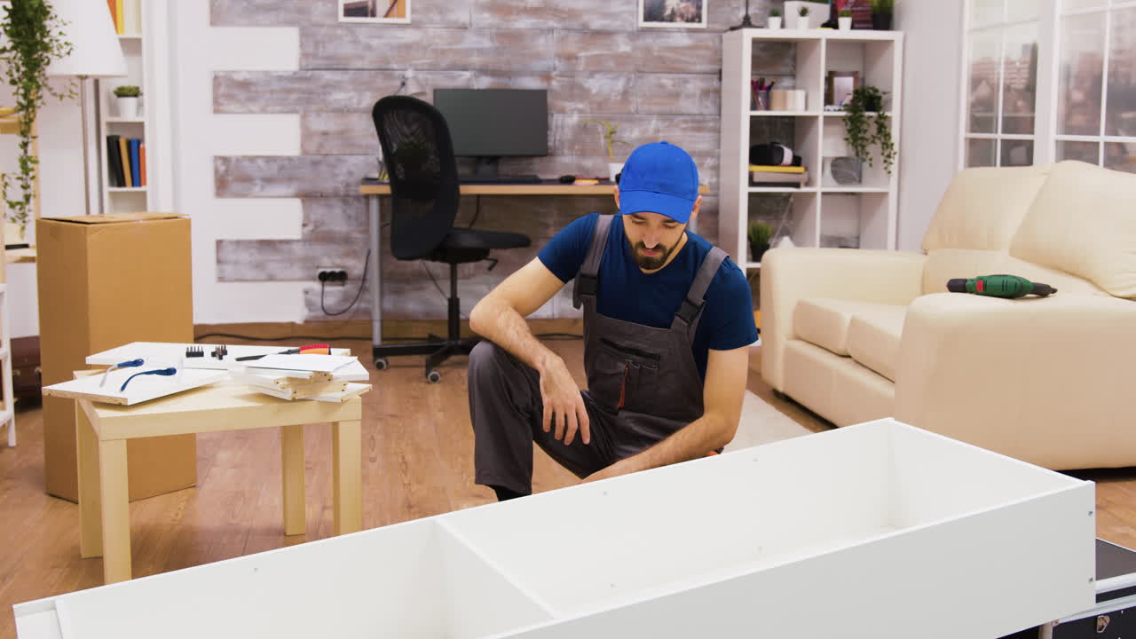 Furniture assembly at home