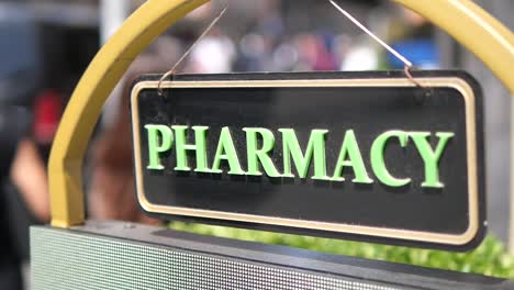 señal de farmacia