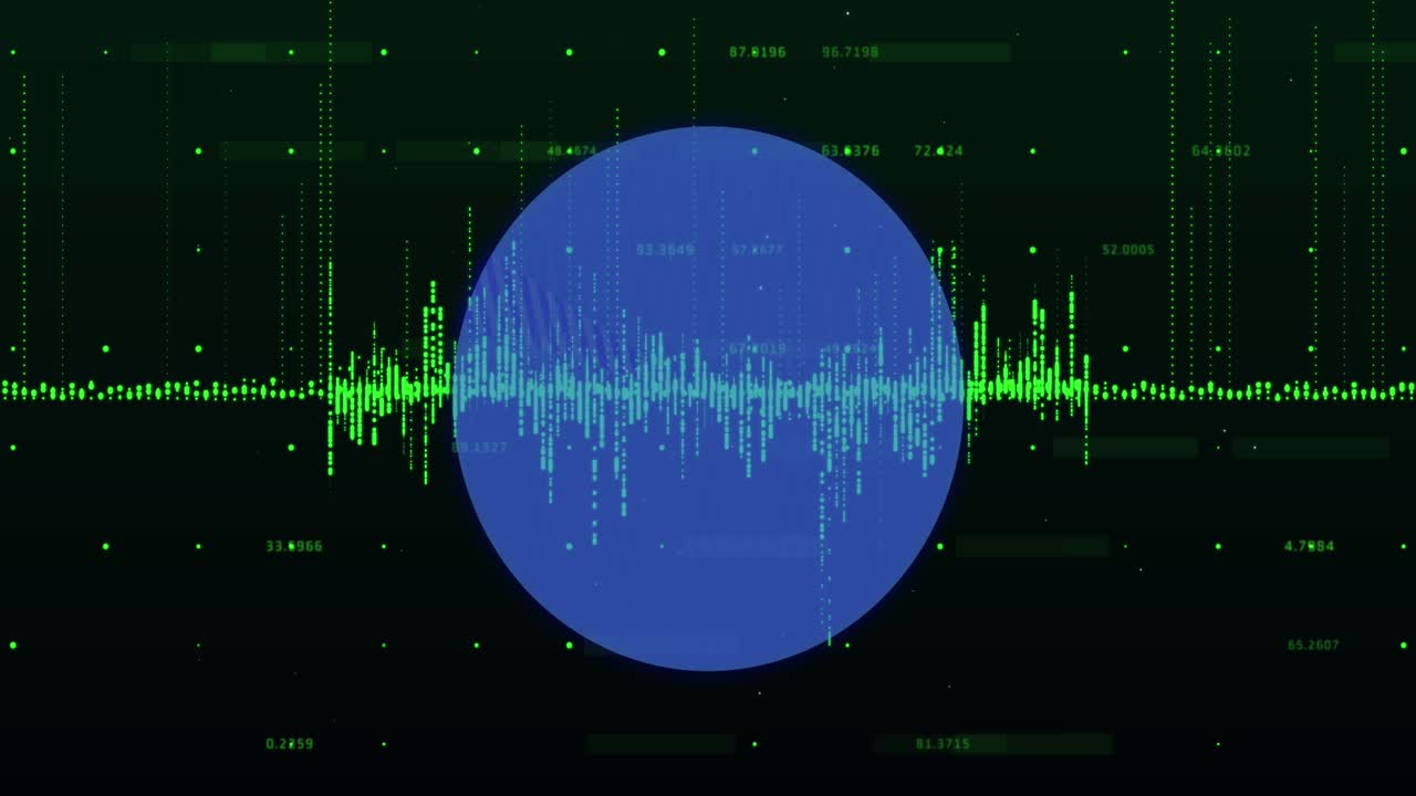 Composition of scope scanning and data processing over world map