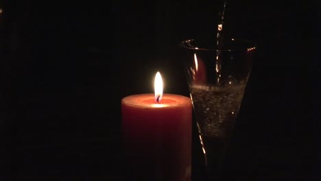 Stock-Footage-of-a-lighting-Candle