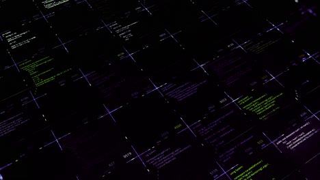 codice digitale di sfondo della griglia