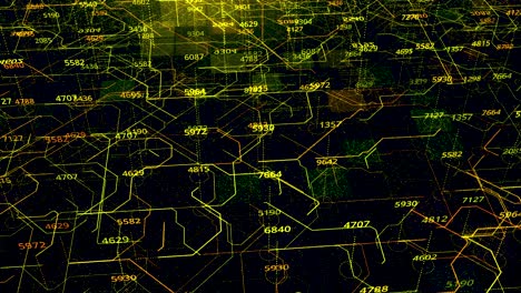 abstract circuit board visualization